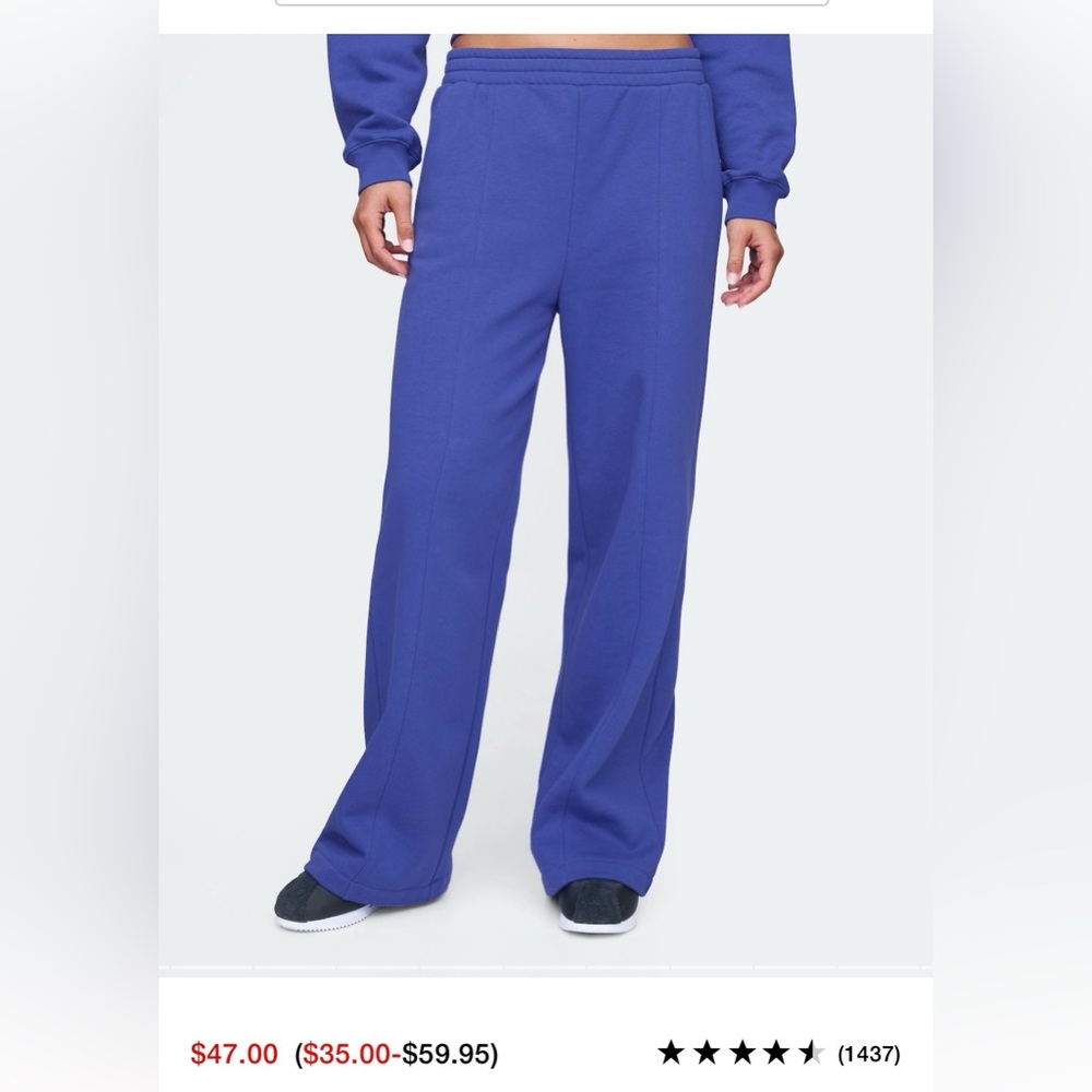 XS Gap wide leg sweats blue